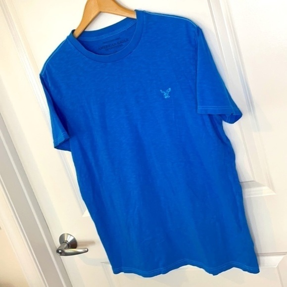AMERICAN EAGLE OUTFITTERS | MEN’S BLUE SHIRT SIZE LARGE - Picture 2 of 6